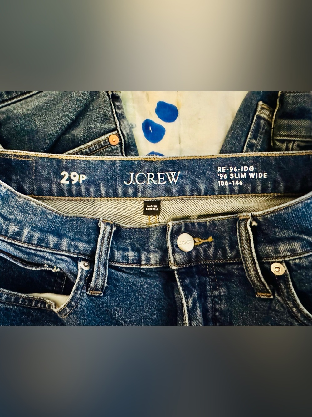 J.Crew Women’s ‘96 Slim Wide Denim Jeans
